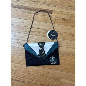 NWT DANIELLE NICOLE Harry Potter Slytherin Clutch Bag with Chain Strap